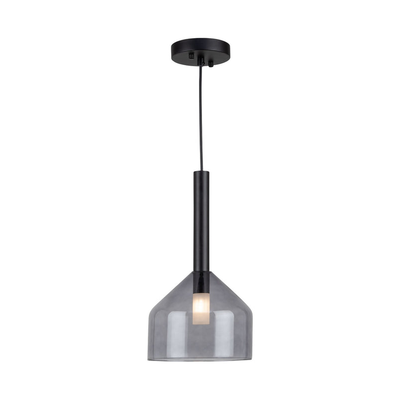 Artcraft AC11951BK One Light Pendant, Black