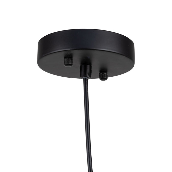 Artcraft AC11951BK One Light Pendant, Black