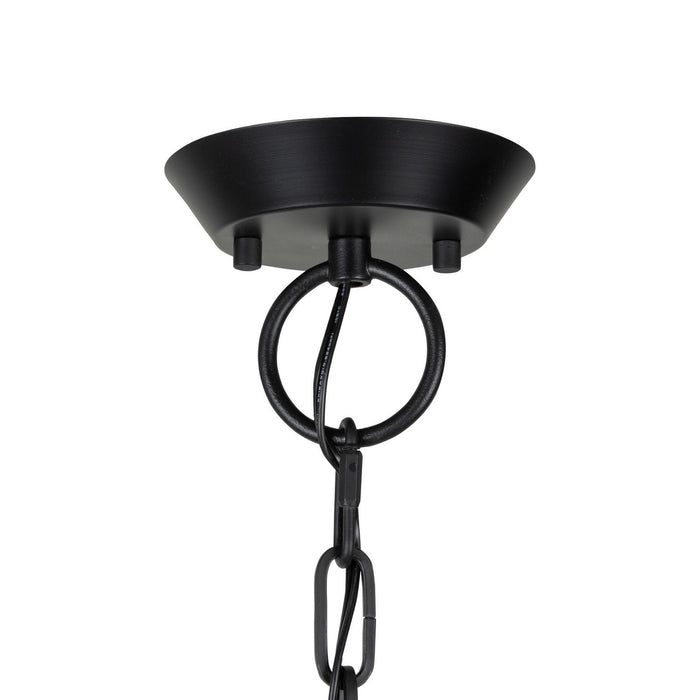 Artcraft AC11985BB 15 Light Chandelier, Black and Brushed Brass