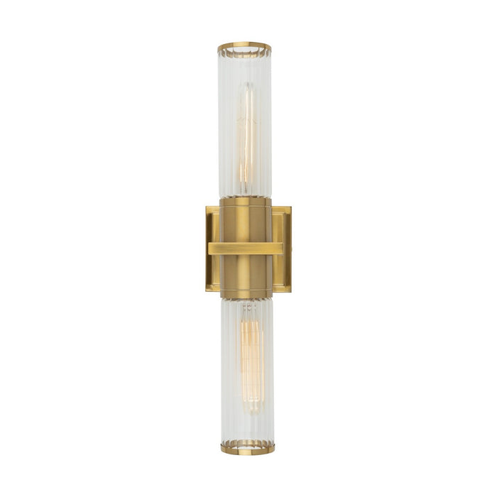 Artcraft AC11772CB Two Light Bathroom Vanity, Brushed Brass