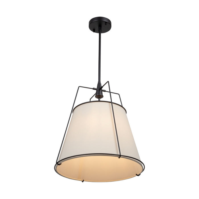 Artcraft SC13363BK Three Light Pendant, Black