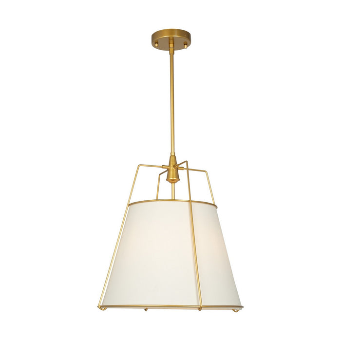Artcraft SC13363BR Three Light Pendant, Brass