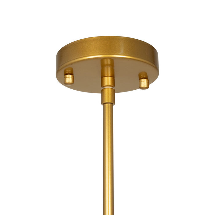 Artcraft SC13363BR Three Light Pendant, Brass