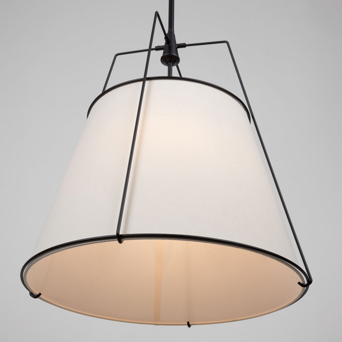 Artcraft SC13364BK Four Light Pendant, Black