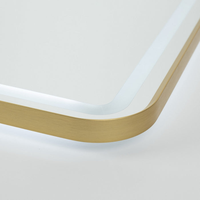 Artcraft AM352 LED Mirror, Brushed Brass