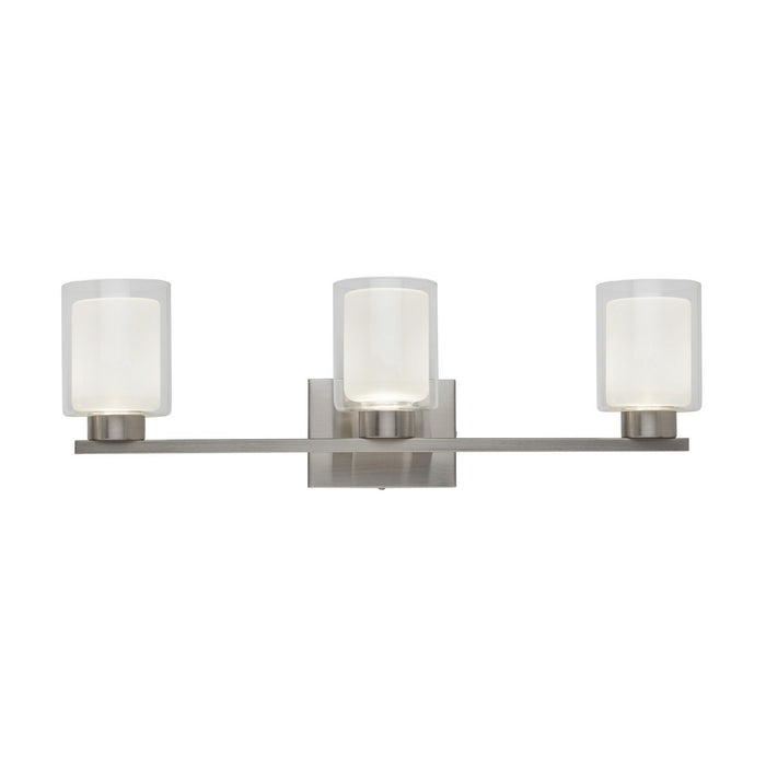 Artcraft AC7393BN LED Bathroom Vanity, Brushed Nickel