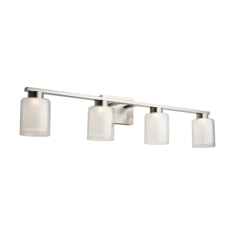 Artcraft AC7394BN LED Bathroom Vanity, Brushed Nickel