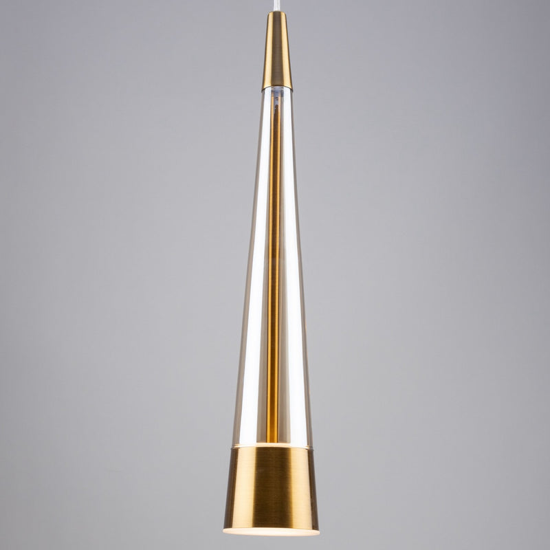 Artcraft AC6821BR LED Pendant, Brass
