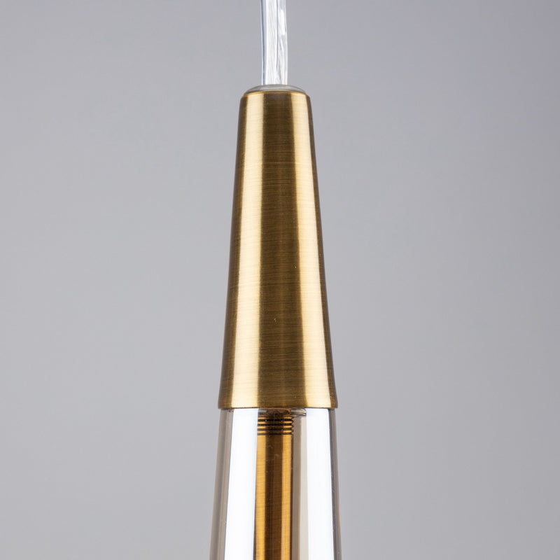 Artcraft AC6821BR LED Pendant, Brass