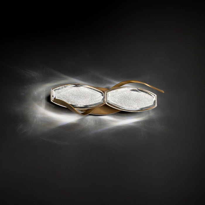 Schonbek S8719-700R LED Bath Vanity, Aged Brass