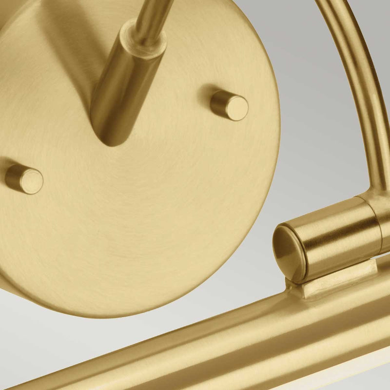 Lucas + McKearn ALTON-PLL-BB LED Picture Light, Brushed Brass