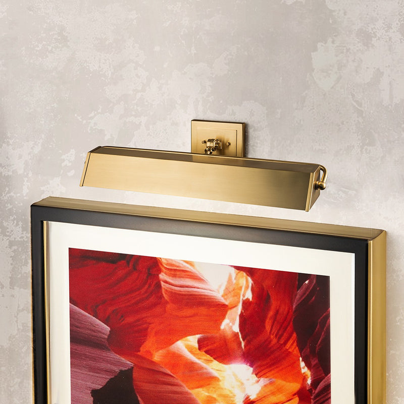 Lucas + McKearn CADE-PLL-BB Four Light Picture Light, Brushed Brass