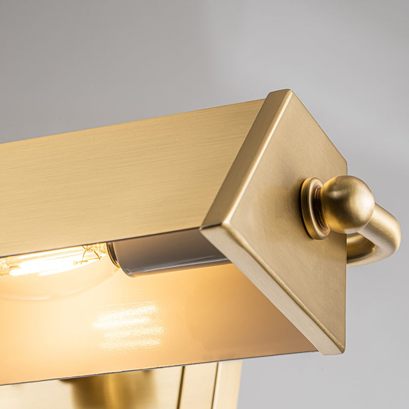 Lucas + McKearn CADE-PLM-BB Two Light Picture Light, Brushed Brass