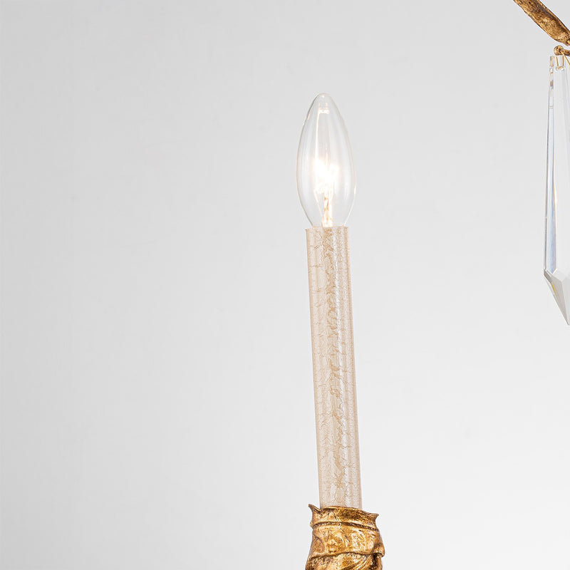 Lucas + McKearn CH7407G-3 Three Light Chandelier, Gold