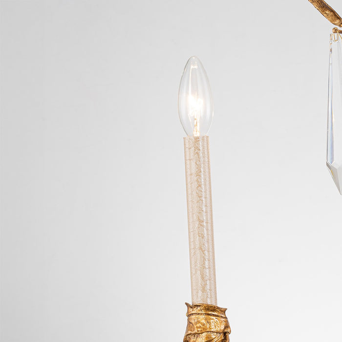Lucas + McKearn CH7407G-3 Three Light Chandelier, Gold