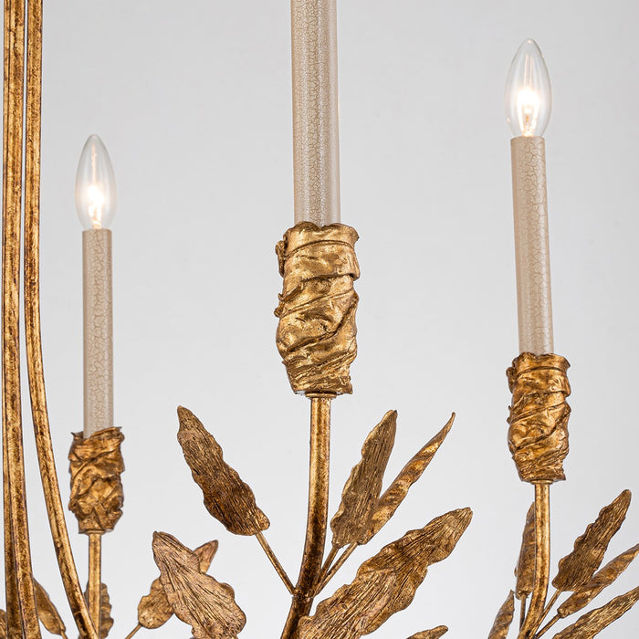 Lucas + McKearn CH7407G-5 Five Light Chandelier, Gold