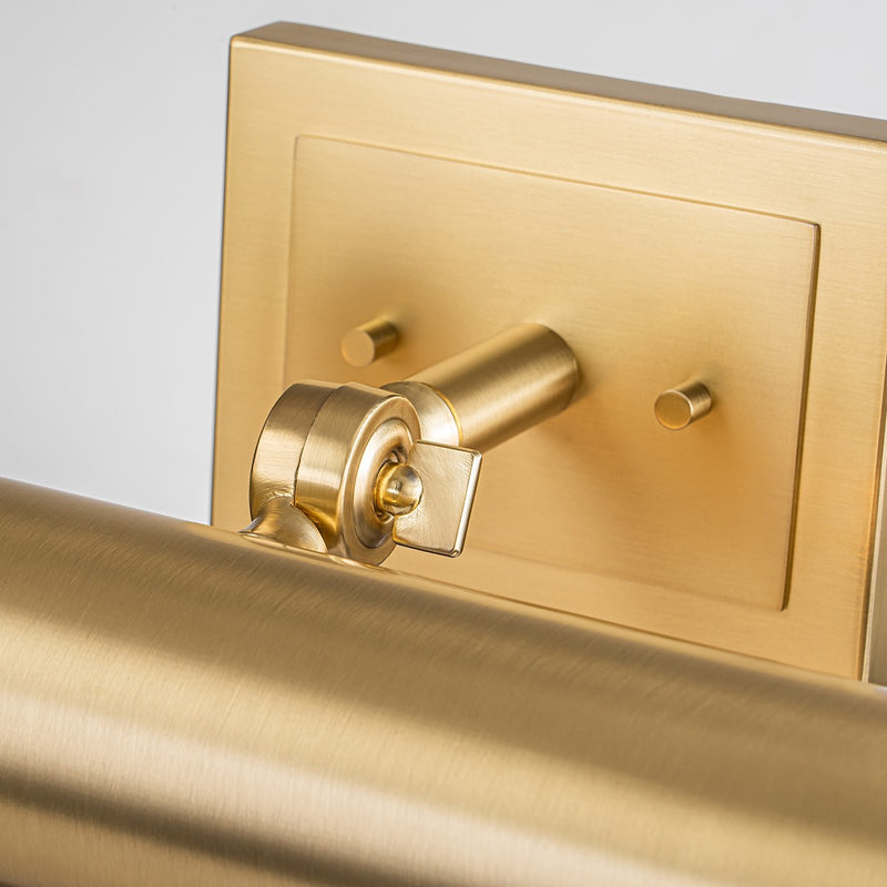 Lucas + McKearn COATES-PLM-BB LED Picture Light, Brushed Brass