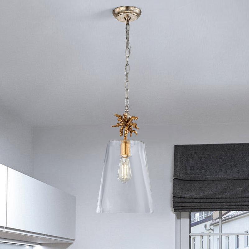 Lucas + McKearn PD1260G-1 One Light Pendant, Gold