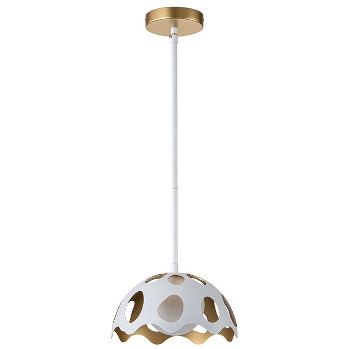 Lucas + McKearn PD7369W-10 One Light Mini Pendant, White