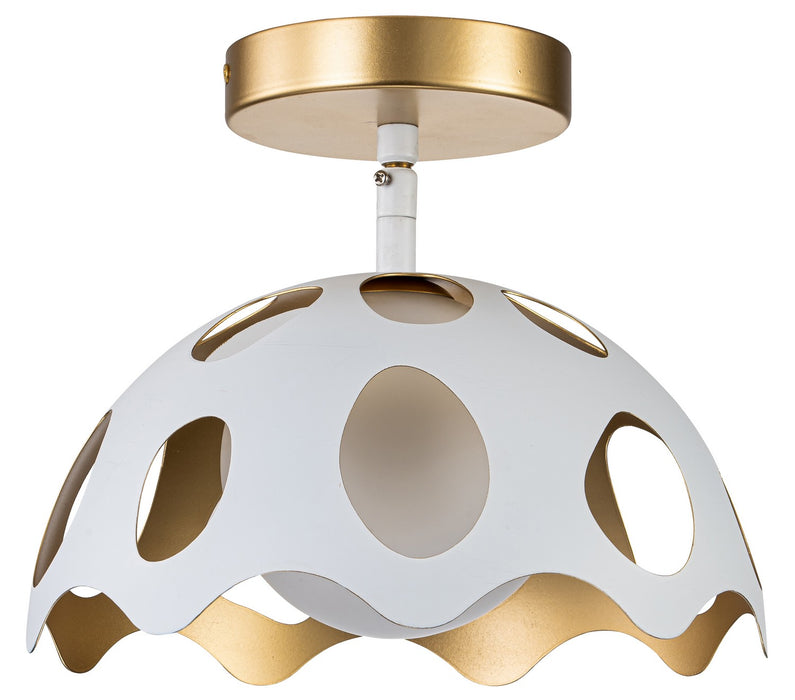 Lucas + McKearn PD7369W-10 One Light Mini Pendant, White