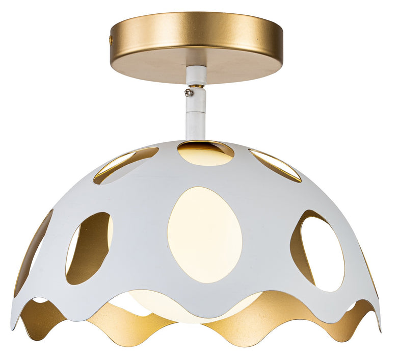 Lucas + McKearn PD7369W-10 One Light Mini Pendant, White