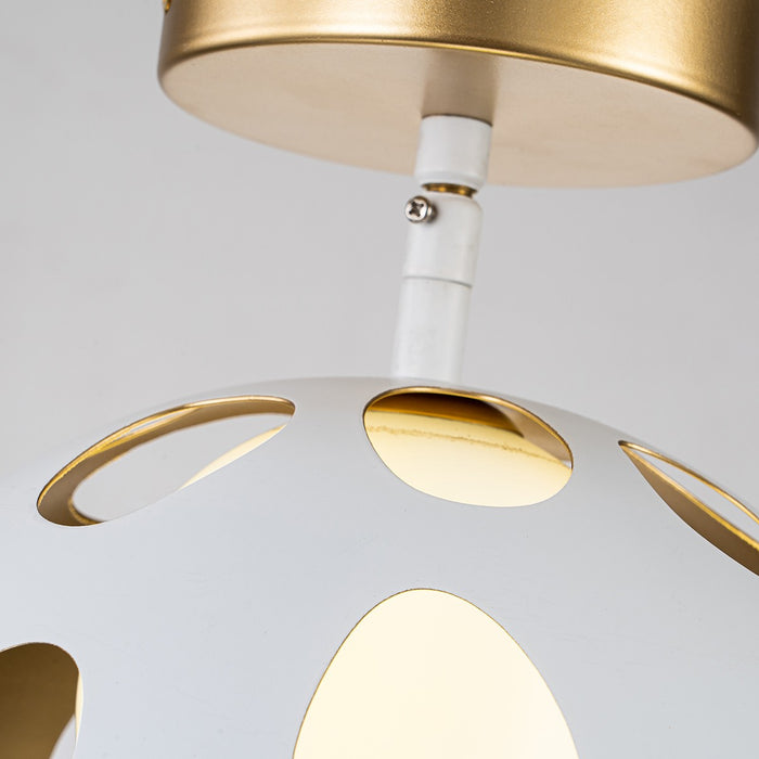 Lucas + McKearn PD7369W-10 One Light Mini Pendant, White
