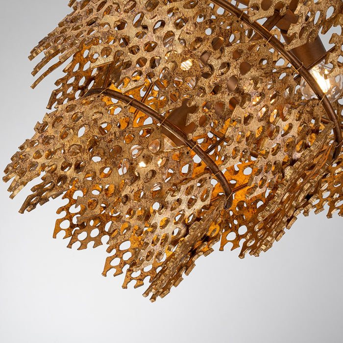 Lucas + McKearn PD9710G-6 Six Light Pendant, Gold