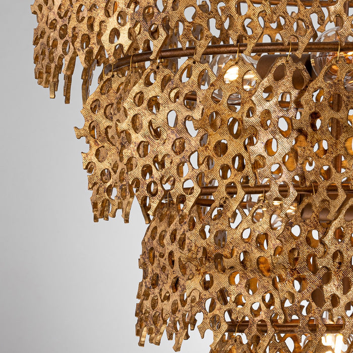 Lucas + McKearn PD9710G-6 Six Light Pendant, Gold