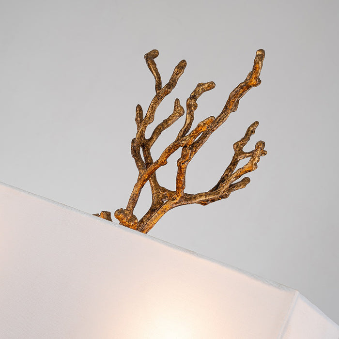Lucas + McKearn SC7390G-2 Two Light Wall Sconce, Gold