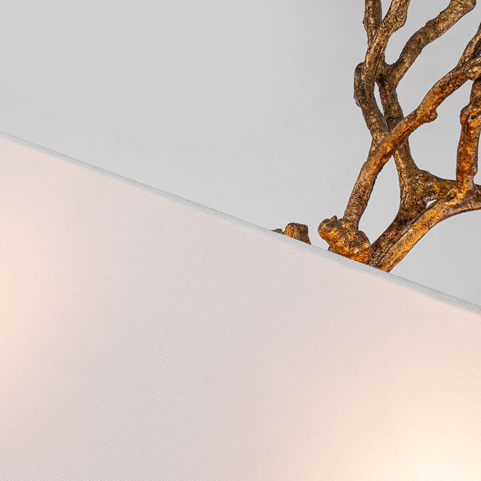 Lucas + McKearn SC7390G-2 Two Light Wall Sconce, Gold