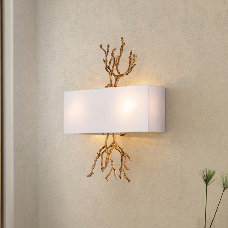 Lucas + McKearn SC7390G-2 Two Light Wall Sconce, Gold