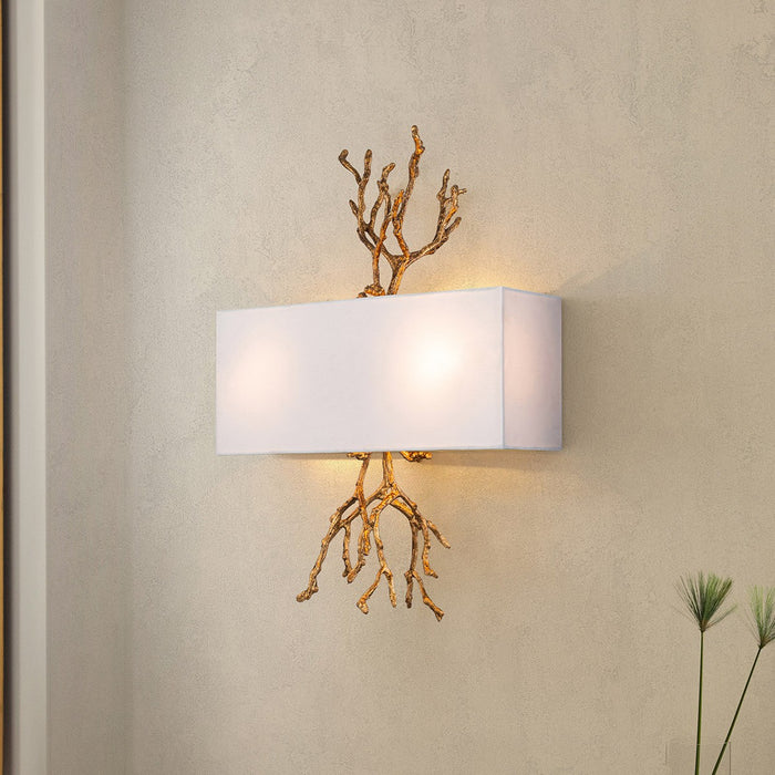 Lucas + McKearn SC7390G-2 Two Light Wall Sconce, Gold