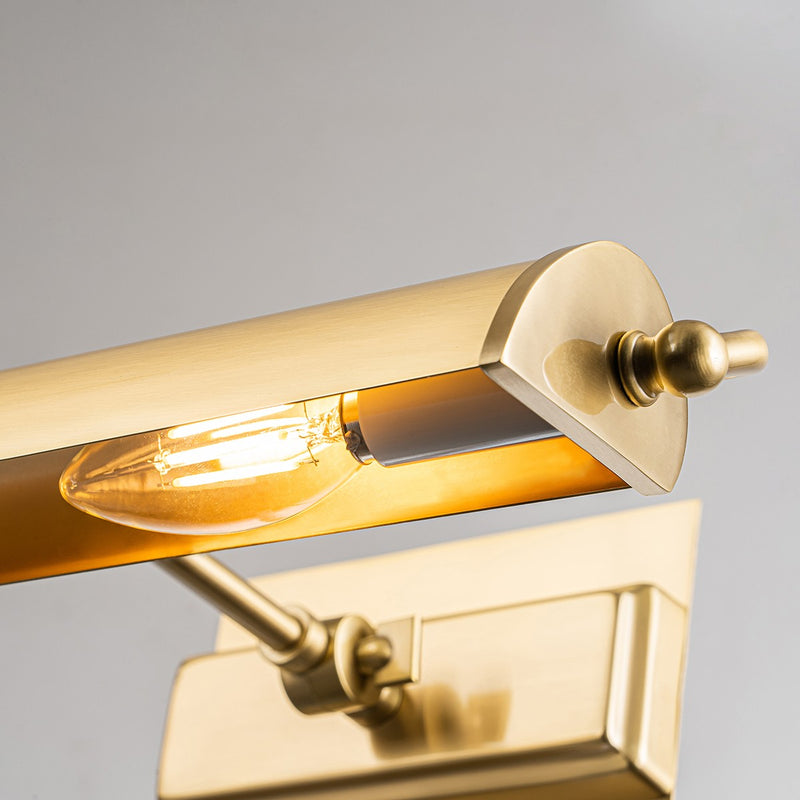 Lucas + McKearn WINCHFIELD-PLM-AB Two Light Picture Light, Aged Brass