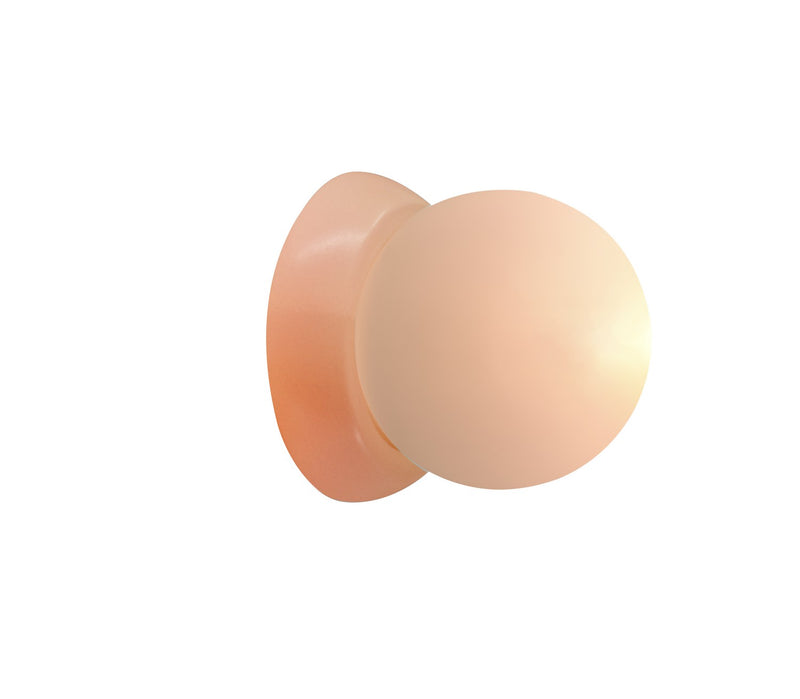 Justice Designs CER-3040-BSH LED Wall Sconce, Gloss Blush