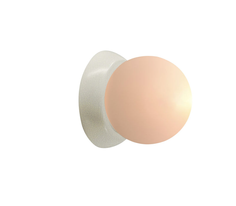 Justice Designs CER-3040-CRK LED Wall Sconce, White Crackle