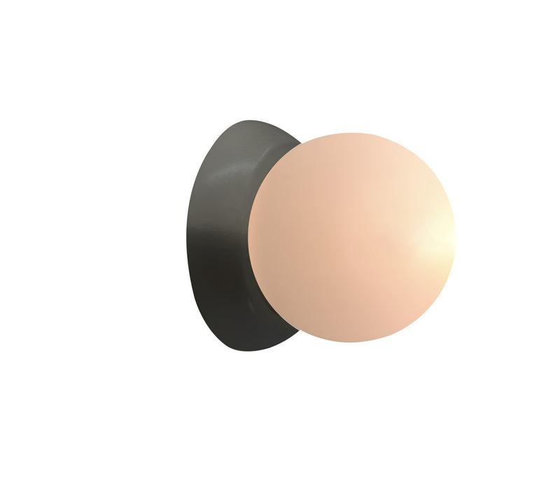 Justice Designs CER-3040-GRY LED Wall Sconce, Gloss Grey