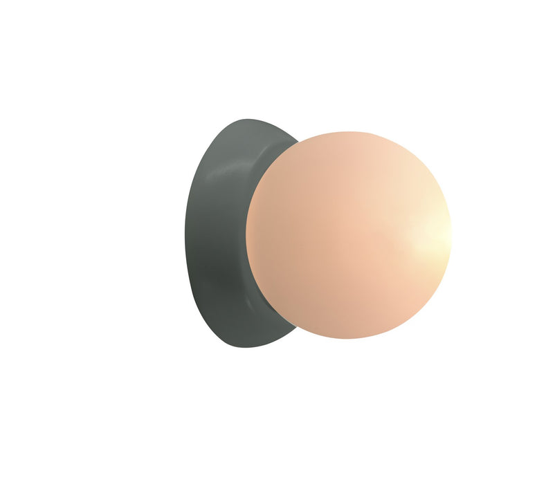 Justice Designs CER-3040-PWGN LED Wall Sconce, Pewter Green