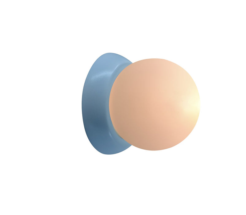 Justice Designs CER-3040-SKBL LED Wall Sconce, Sky Blue