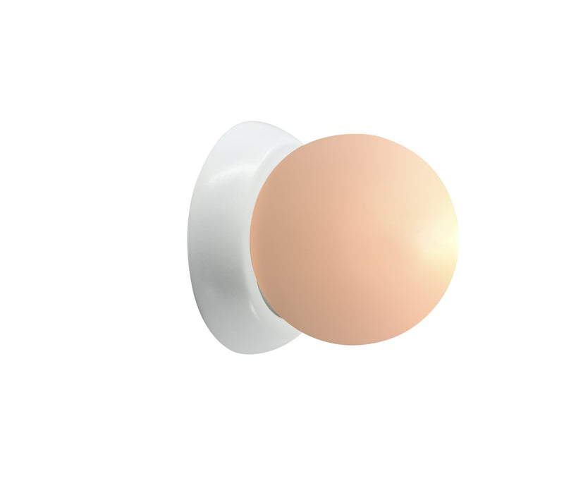 Justice Designs CER-3040-WHT LED Wall Sconce, Gloss White