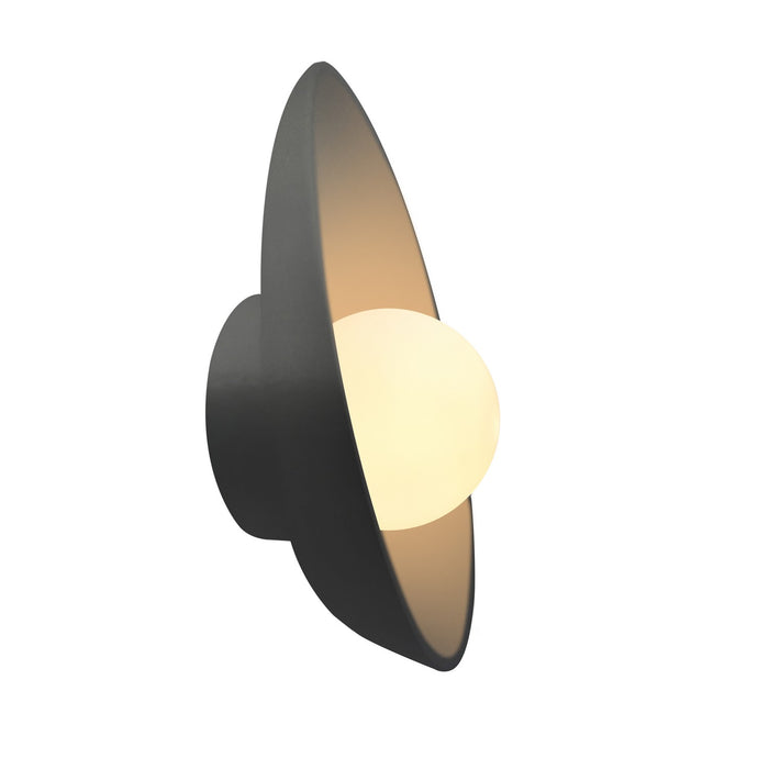 Justice Designs CER-3045-GRY LED Wall Sconce, Gloss Grey