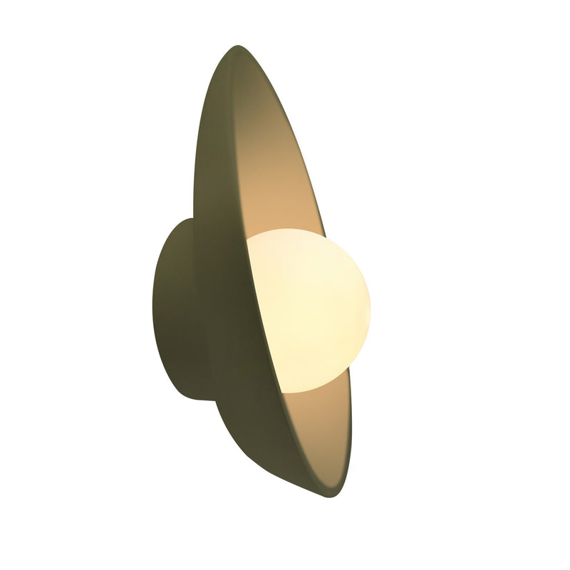 Justice Designs CER-3045-MGRN LED Wall Sconce, Matte Green