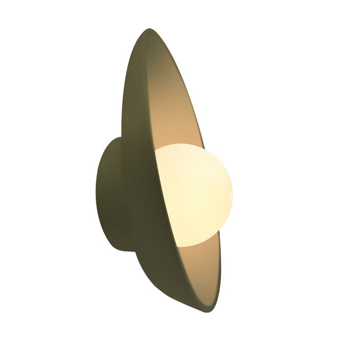 Justice Designs CER-3045-MGRN LED Wall Sconce, Matte Green