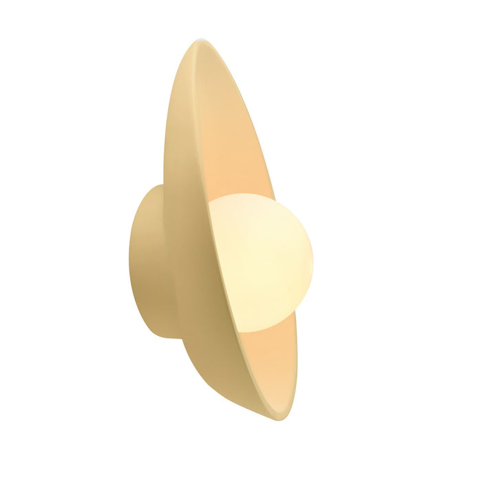 Justice Designs CER-3045-MYLW LED Wall Sconce, Muted Yellow