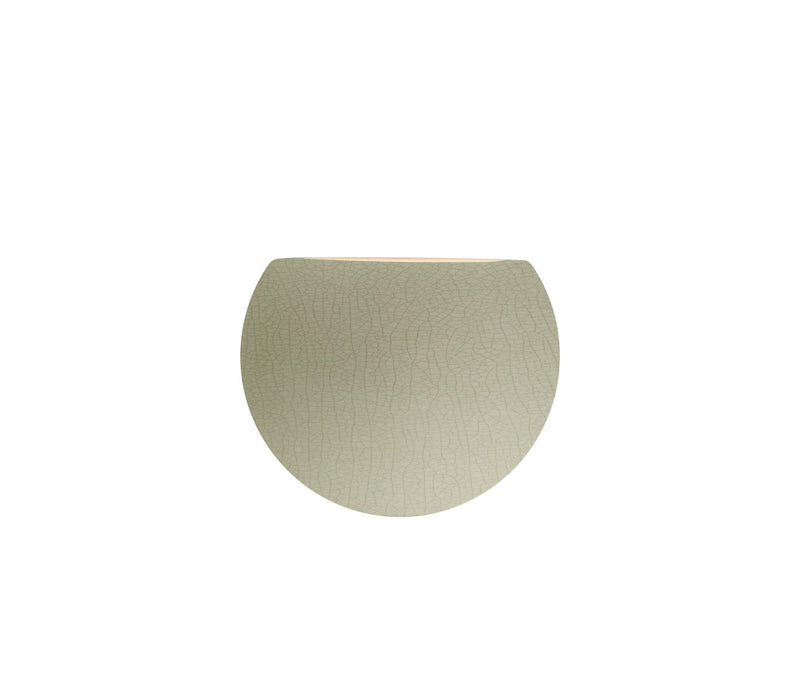 Justice Designs CER-5790-CKC LED Wall Sconce, Celadon Green Crackle