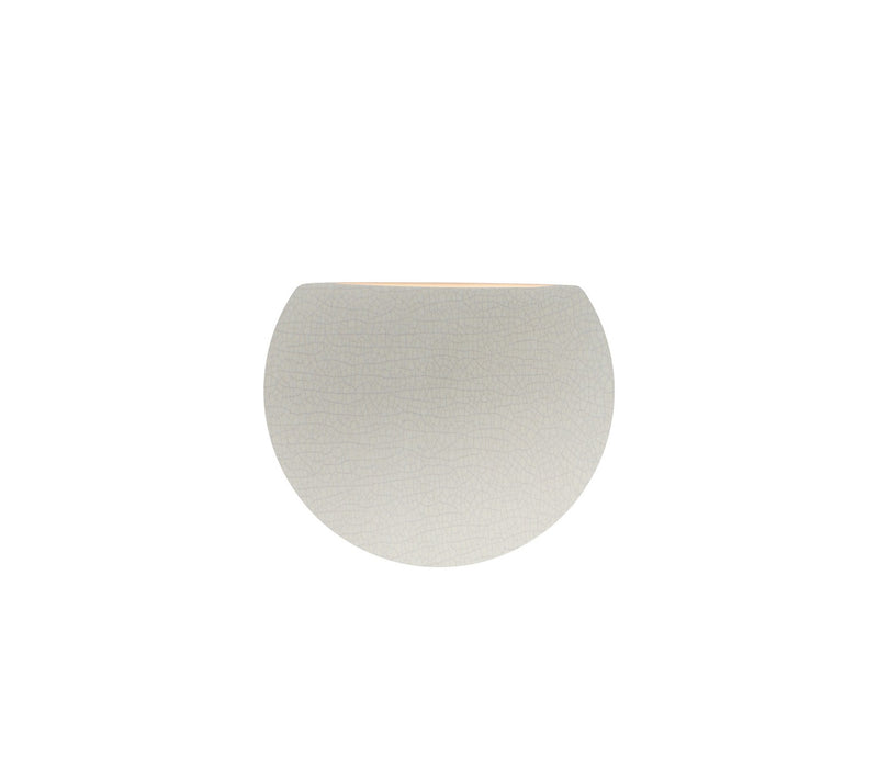 Justice Designs CER-5790-CRK LED Wall Sconce, White Crackle
