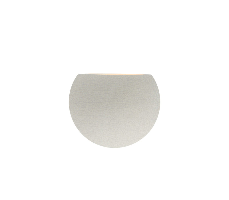 Justice Designs CER-5790-CRK LED Wall Sconce, White Crackle