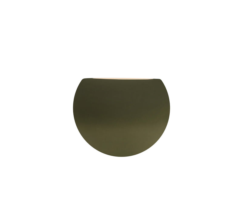 Justice Designs CER-5790-MGRN LED Wall Sconce, Matte Green