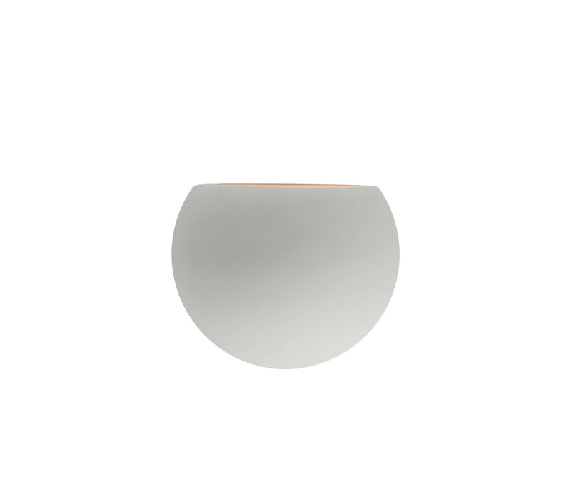 Justice Designs CER-5790-MTGD LED Wall Sconce, Matte White w/ Champagne Gold
