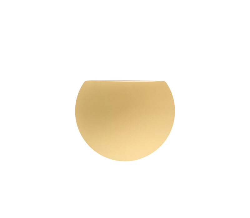 Justice Designs CER-5790-MYLW LED Wall Sconce, Muted Yellow