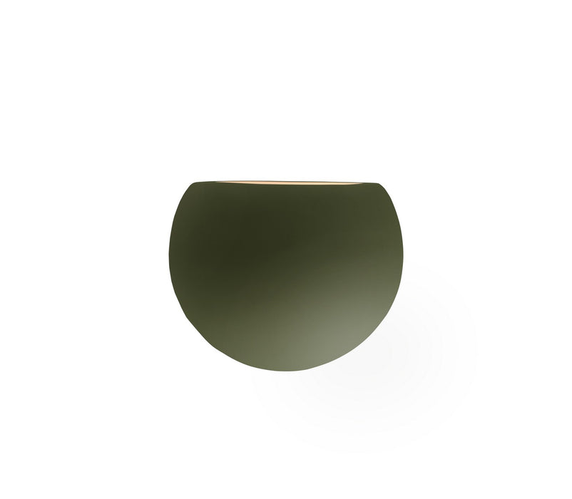 Justice Designs CER-5790-PWGN LED Wall Sconce, Pewter Green